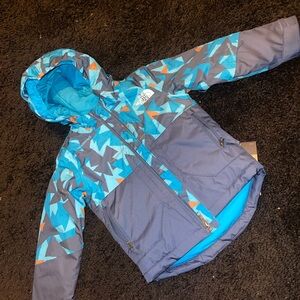 The North Face Navy and Sky Blue Jacket